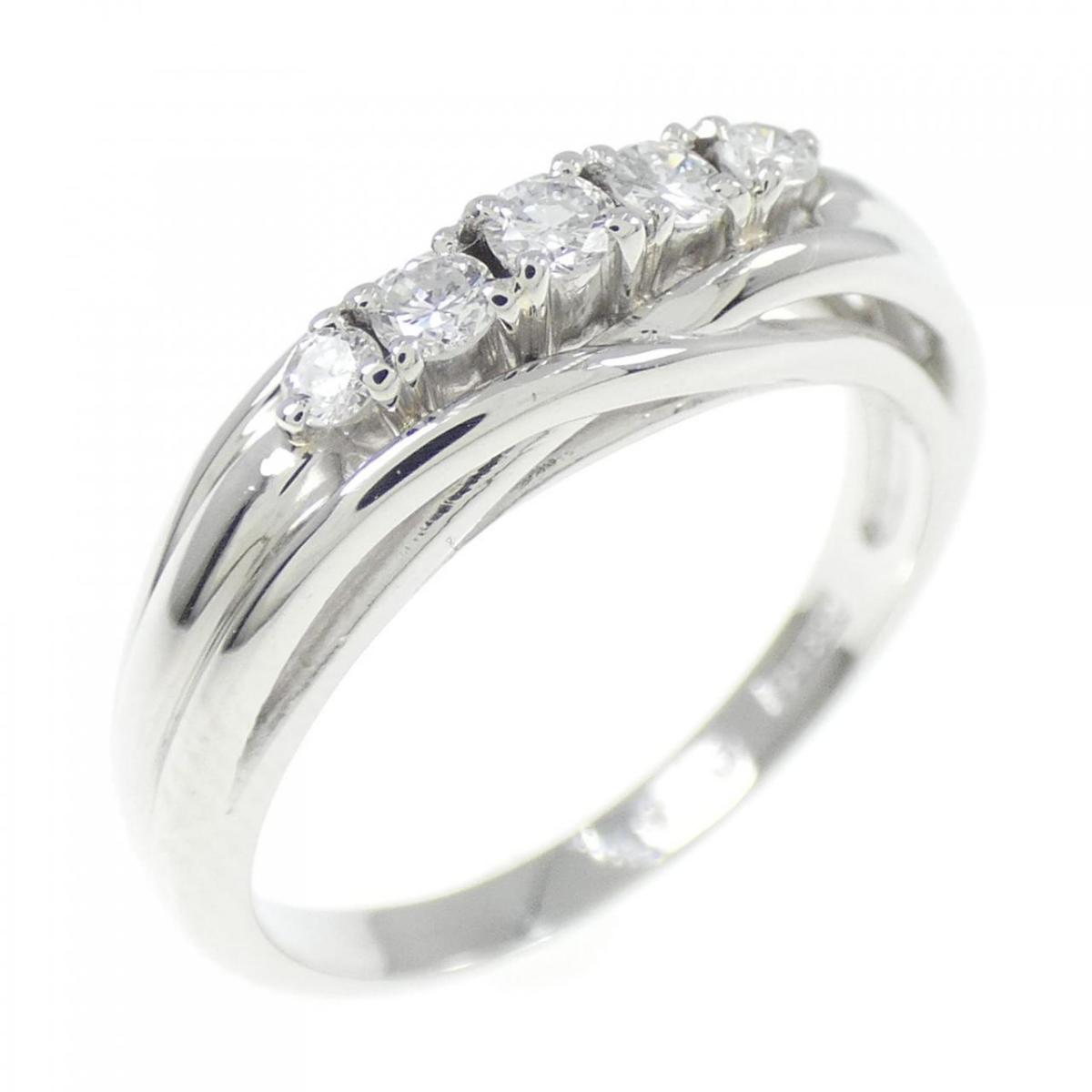 【KOMEHYO】 PT ダイヤモンド リング 0.18CT【中古】 【コメ兵】