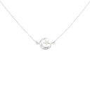 マリハ スター×ムーン ダイヤモンド ネックレス 0.02CT【中古】