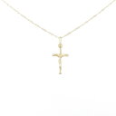 K18YG クロス ネックレス【中古】