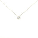 K18YG ダイヤモンド ネックレス 0.20CT【中古】
