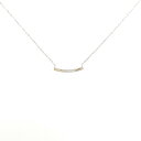 エテ ダイヤモンド ネックレス 0.02CT【中古】