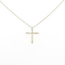 アーカー クロス ネックレス 0.35CT【中古】