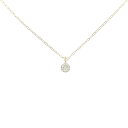 アガット ダイヤモンド ネックレス 0.1CT【中古】