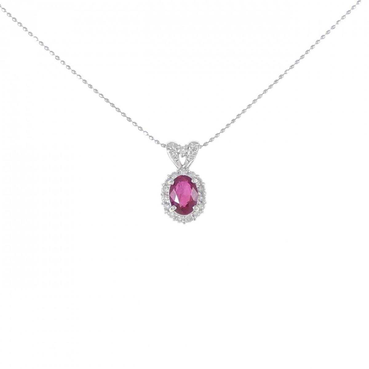 【KOMEHYO】 PT ルビー ネックレス 0.99CT【中古】 【コメ兵】(4)