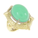 水野薫子 カルセドニー リング 10.10CT【中古】