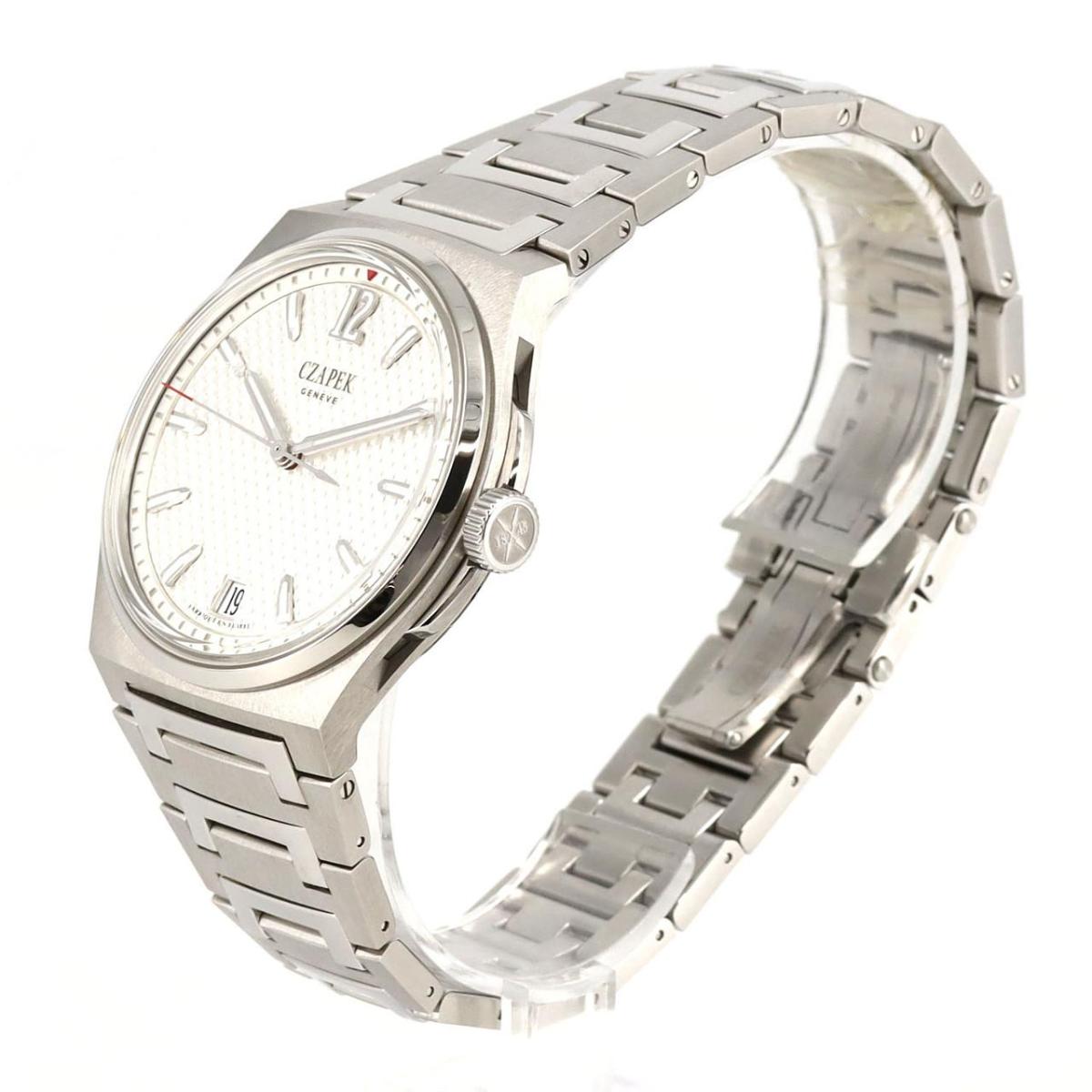 【未使用品】チャペック アンタークティック・パサージュ・ドゥ・ドレーク アイス・ホワイト ICE WHITE 12 RED TIP HAND SS 自動巻【新品】