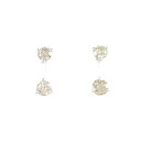 K18WG ダイヤモンド ピアス 1.00CT【中古】