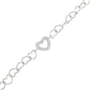 ポンテヴェキオ ハート ブレスレット 0.10CT【中古】