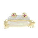 ポンテヴェキオ ルビー ブローチ 0.12CT【中古】