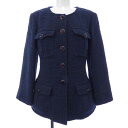 シャネル CHANEL ノーカラージャケット【中古】