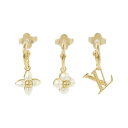 ルイヴィトン ピアス LVフローラグラム セット3 M01025 ピアス【中古】