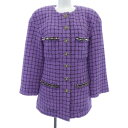 シャネル CHANEL ノーカラージャケット【中古】
