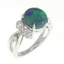 K18WG ブラックオパール リング 1.59CT【中古】(4)