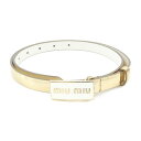 ミュウミュウ MIU MIU BELT【中古】