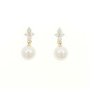 ミキモト アコヤパール ピアス 6.6mm【中古】