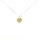 K18YG イニシャルA ネックレス【中古】