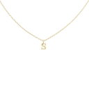 ドレス アドレス K18YG イニシャル ネックレス【中古】