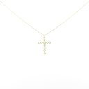 アーカー ビリーブクロス ネックレス 0.09CT【中古】