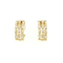 K18YG ダイヤモンド ピアス/イヤリング 0.58CT【中古】