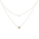 K18YG ダイヤモンド ネックレス 0.06CT【中古】