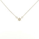 K18YG ダイヤモンド ネックレス 0.10CT【中古】