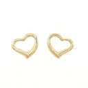 【KOMEHYO】 【新品】K18YG ハート ピアス【新品】 【コメ兵】