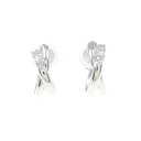K18WG ダイヤモンド イヤリング 0.06CT【中古】