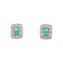 【新品】PT900 エメラルド ピアス 0.20CT【新品】(4)