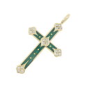 ファベルジェ クロス エナメル ペンダント【中古】
