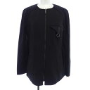 エルメス HERMES ノーカラージャケット【中古】