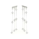 LINE ダイヤモンド ピアス 0.50CT【中古】