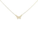 アーカー バタフライ ネックレス 0.06CT【中古】