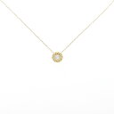 K18YG ダイヤモンド ネックレス 0.10CT【中古】