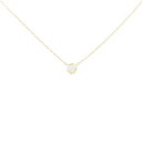 スタージュエリー ムーンセッティング ネックレス 0.06CT【中古】