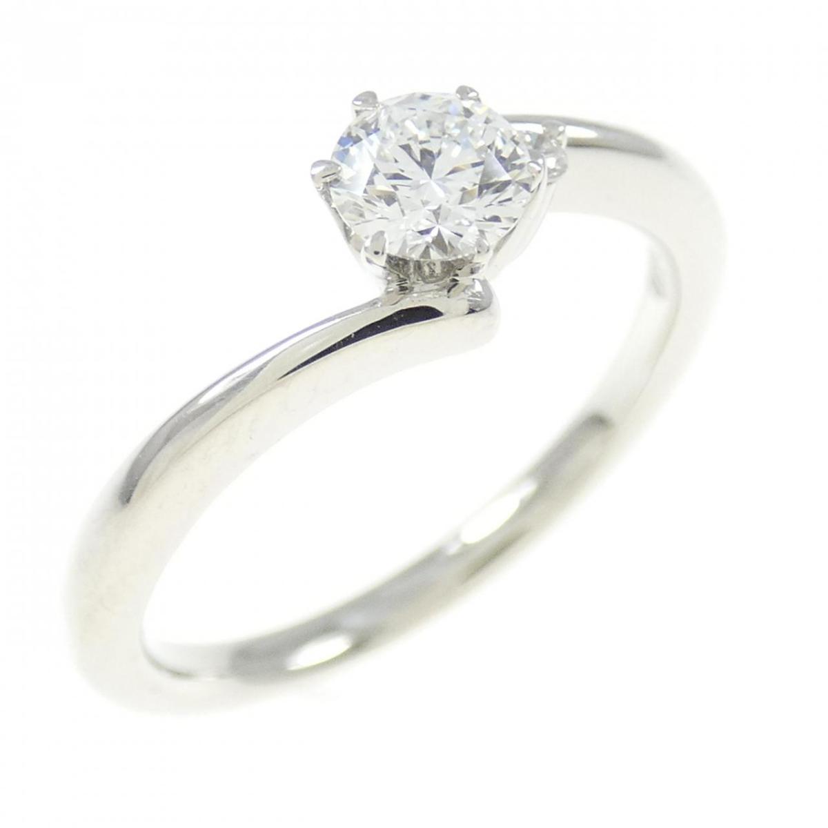 【KOMEHYO】 PT900 ダイヤモンド リング 0.255CT E VS2 VG【中古】 【コメ兵】