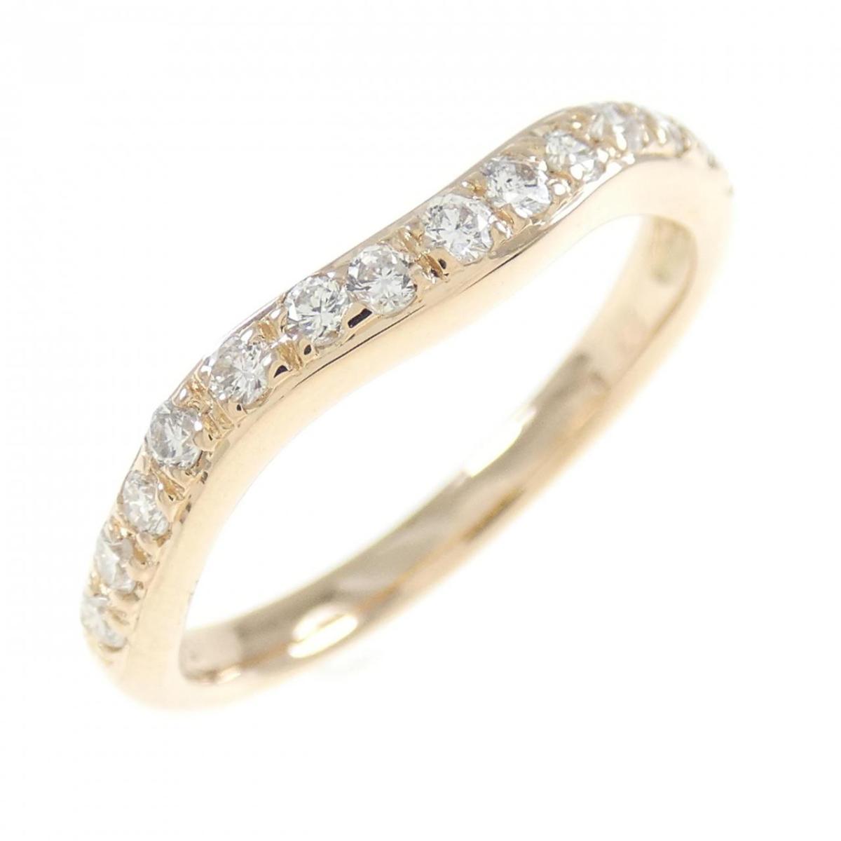 【KOMEHYO】 K18PG ダイヤモンド リング 0.28CT【中古】 【コメ兵】