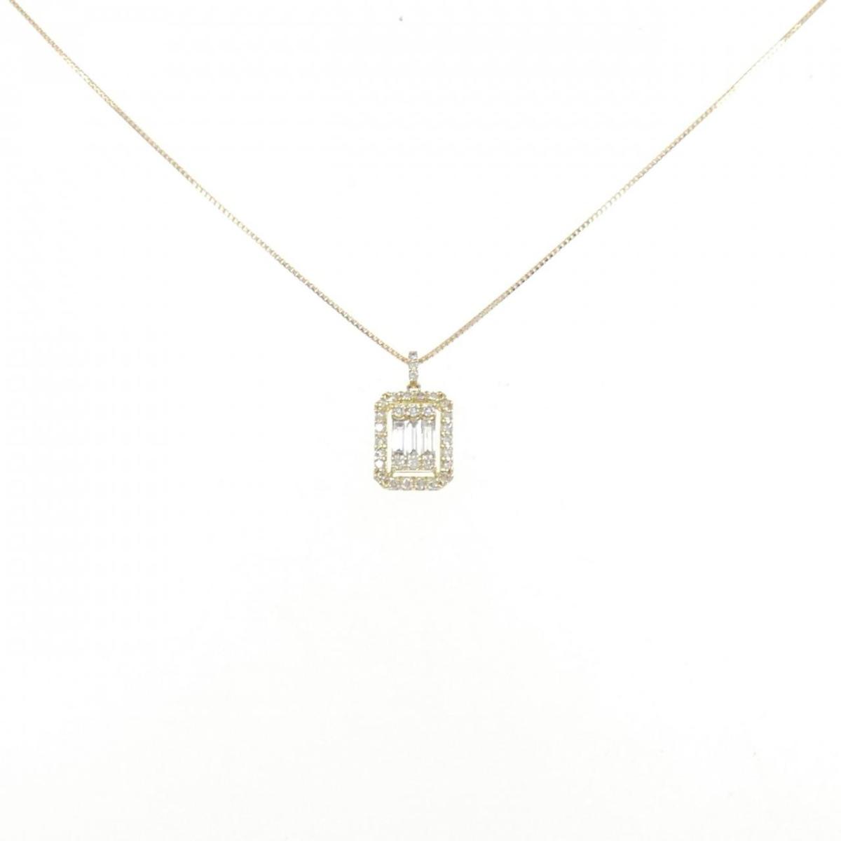 【KOMEHYO】 【新品】K18YG ダイヤモンド ネックレス 0.30CT【新品】 【コメ兵】