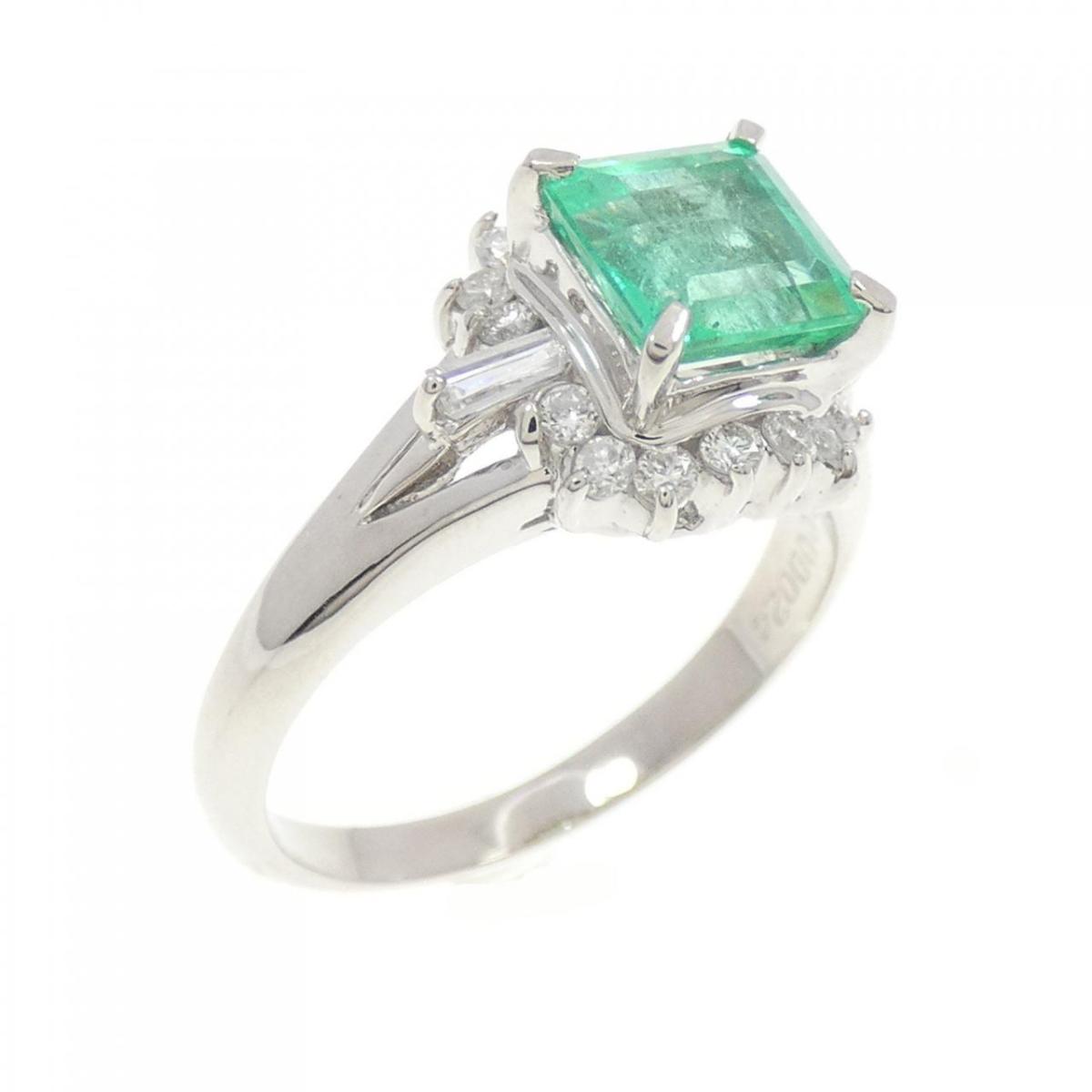 PT850 エメラルド リング 1.00CT【中古】