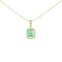 K18YG エメラルド ネックレス 0.59CT【中古】
