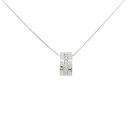K18WG ダイヤモンド ネックレス 0.10CT【中古】