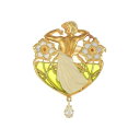 マリエラ エナメル ブローチ【中古】