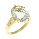 K18YG クオーツ リング 3.65CT【中古】