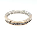 K18WG/K18PG フルエタニティ ダイヤモンド リング 0.50CT【中古】