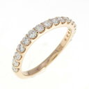 K18PG ダイヤモンド リング 0.50CT【中古】