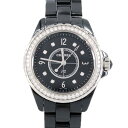 シャネル J12 33mmセラミック/D・8P H3108 セラミック クォーツ【中古】