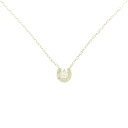 K18YG ダイヤモンド ネックレス 0.11CT【中古】