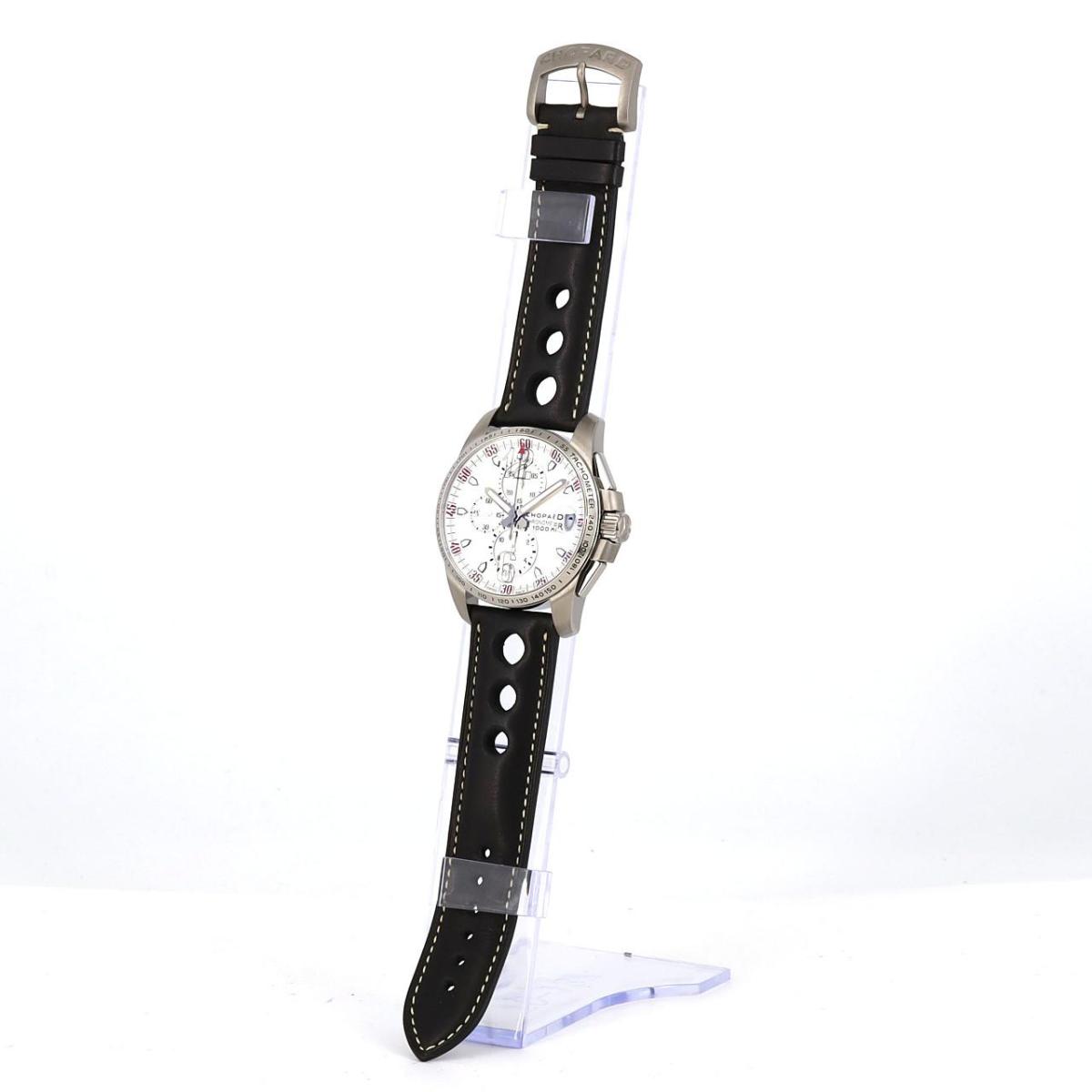 【新品】ショパール ミッレミリアGTXLクロノ・スピードシルバー TI 168459-3041 TI 自動巻【新品】