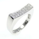 K18WG ダイヤモンド リング 0.18CT【中古】