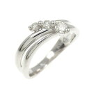 K18WG ダイヤモンド リング 0.22CT【中古】