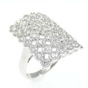 750WG ダイヤモンド リング 1.12CT【中古】